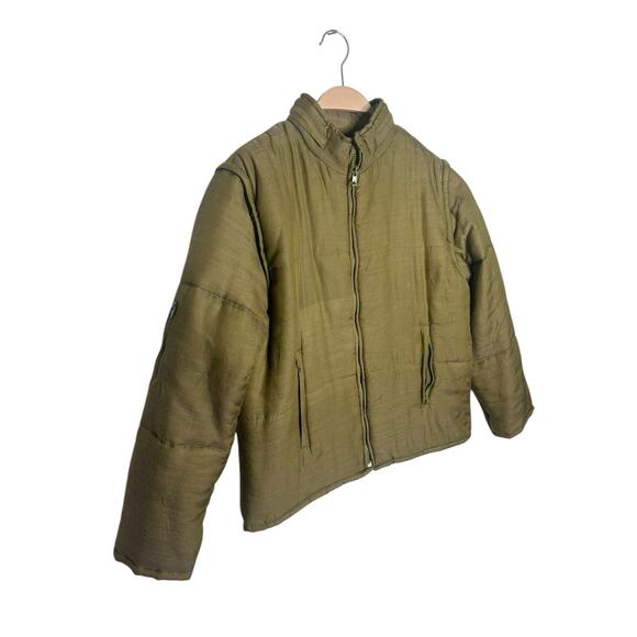 Hartman‎ Sport sz Small womens silk blend jacket/coat vest zip off sleeves - Picture 2 of 5